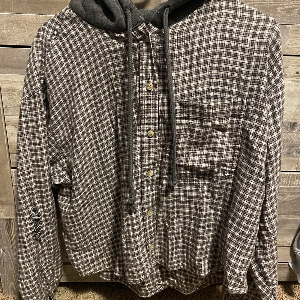 super cute flannel hoodie too, perfect condition